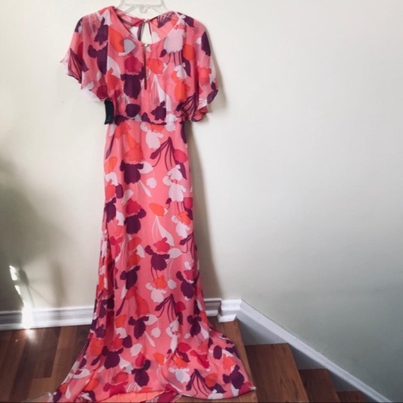 MASSIMO DUTTI SIZE 2 MAXI DRESS 100% Viscose / premium fabric quality - Picture 3 of 10